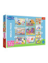 Puzzle Trefl 10in1 Purcelusa Peppa Pig Cu Prietenii,90358