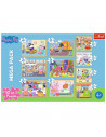 Puzzle Trefl 10in1 Purcelusa Peppa Pig Cu Prietenii,90358
