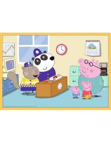 Puzzle Trefl 10in1 Purcelusa Peppa Pig Cu Prietenii,90358