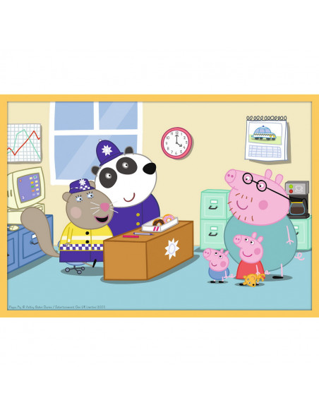 Puzzle Trefl 10in1 Purcelusa Peppa Pig Cu Prietenii,90358