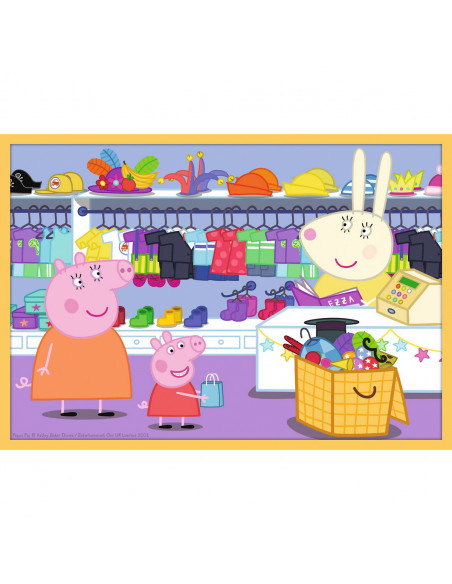 Puzzle Trefl 10in1 Purcelusa Peppa Pig Cu Prietenii,90358