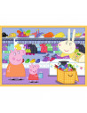 Puzzle Trefl 10in1 Purcelusa Peppa Pig Cu Prietenii,90358