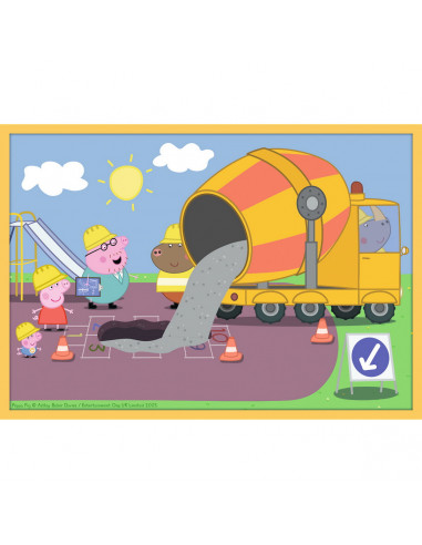 Puzzle Trefl 10in1 Purcelusa Peppa Pig Cu Prietenii,90358