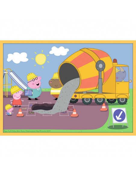 Puzzle Trefl 10in1 Purcelusa Peppa Pig Cu Prietenii,90358