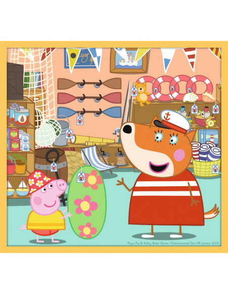 Puzzle Trefl 10in1 Purcelusa Peppa Pig Cu Prietenii,90358