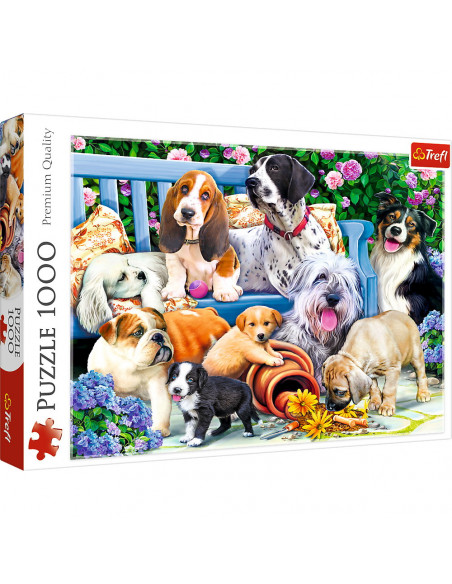Puzzle Trefl 1000 Caini In Gradina,10556