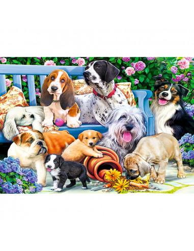 Puzzle Trefl 1000 Caini In Gradina,10556