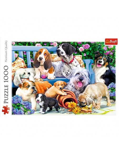 Puzzle Trefl 1000 Caini In Gradina,10556