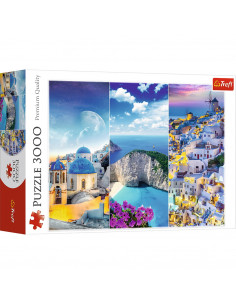 Puzzle Trefl 3000 Vacanta In Grecia,33073