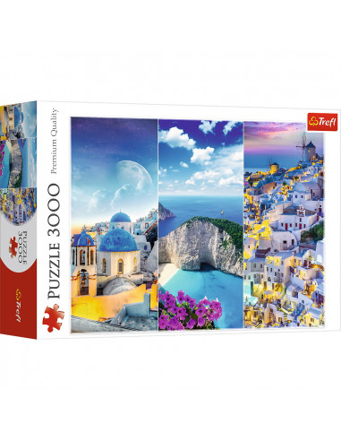 Puzzle Trefl 3000 Vacanta In Grecia,33073