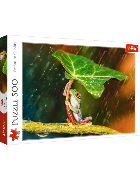 Puzzle Trefl 500 Umbrela Verde,37288