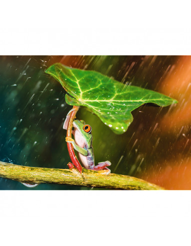 Puzzle Trefl 500 Umbrela Verde,37288