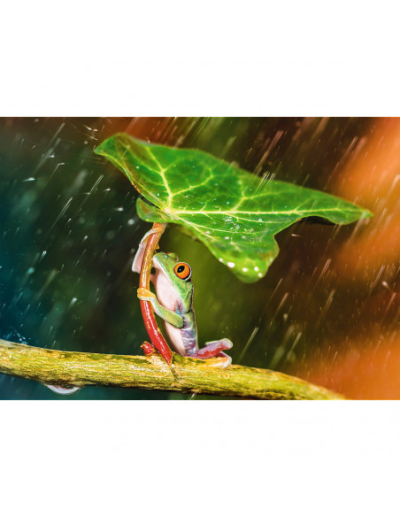 Puzzle Trefl 500 Umbrela Verde,37288
