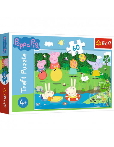 Puzzle Trefl 60 Peppa Pig Distractie In Vacanta,17326