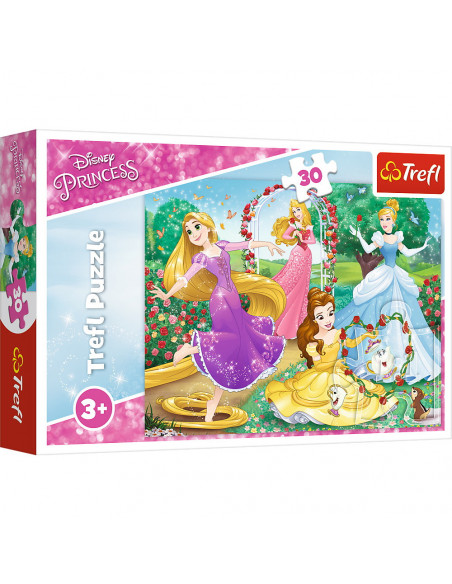 Puzzle Trefl 30 Printese Disney In Gradina Palatului,18267
