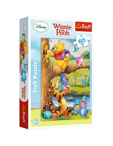 Puzzle Trefl 60 Winnie The Pooh Toti La Treaba,17264