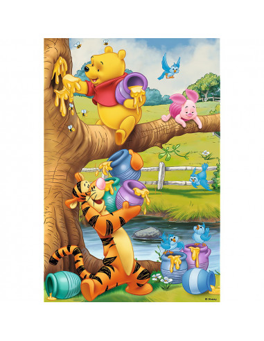 Puzzle Trefl 60 Winnie The Pooh Toti La Treaba,17264