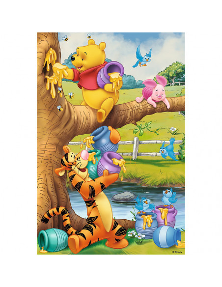 Puzzle Trefl 60 Winnie The Pooh Toti La Treaba,17264