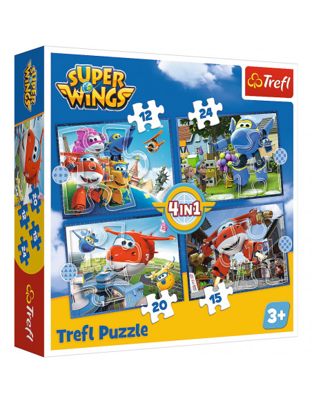 Puzzle Trefl 4in1 O Echipa Extraordinara,34351