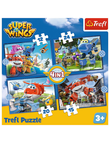 Puzzle Trefl 4in1 O Echipa Extraordinara,34351