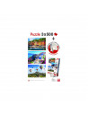 Set Puzzle Trefl 3 X 500 Portofino Santorini Cappadocia,91698