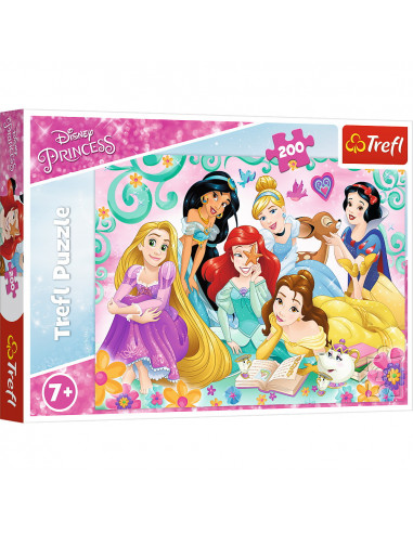 Puzzle Trefl 200 Printesele Disney Intr-o Seara De Poveste,13268