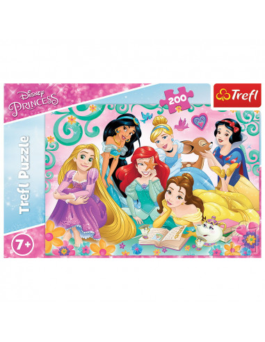 Puzzle Trefl 200 Printesele Disney Intr-o Seara De Poveste,13268