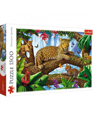 Puzzle Trefl 1500 Jaguar Intr-o Pauza Odihnitoare,26160