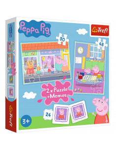 Puzzle Trefl 2in1 Memo Peppa Pig,90600