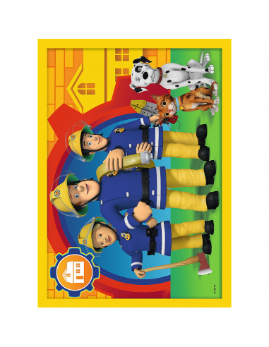 Puzzle Trefl 4in1 Ajutoarele Pompierului Sam,34373