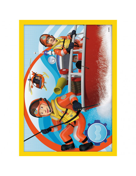 Puzzle Trefl 4in1 Ajutoarele Pompierului Sam,34373