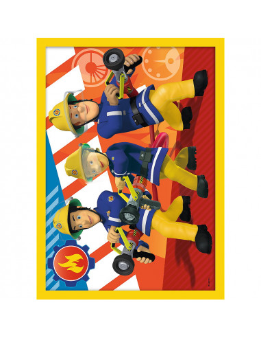 Puzzle Trefl 4in1 Ajutoarele Pompierului Sam,34373