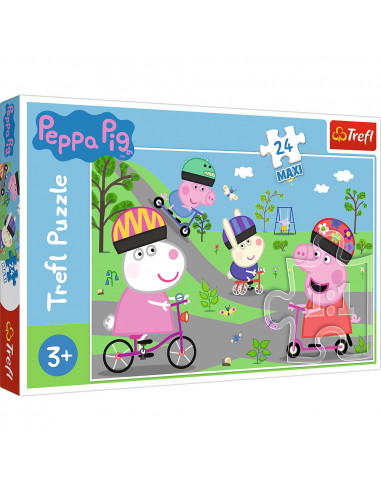 Puzzle Trefl 24 Maxi Purcelusa Peppa Pig,14330