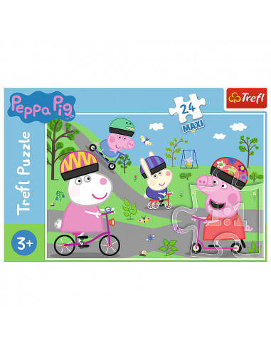 Puzzle Trefl 24 Maxi Purcelusa Peppa Pig,14330