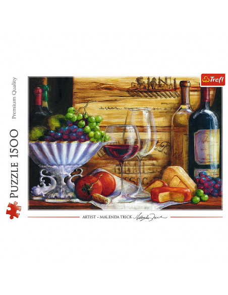 Puzzle Trefl 1500 Malenda Trick Arta Vinului,26174