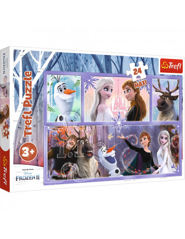 Puzzle Trefl 24 Maxi Frozen2 O Lume Magica,14345