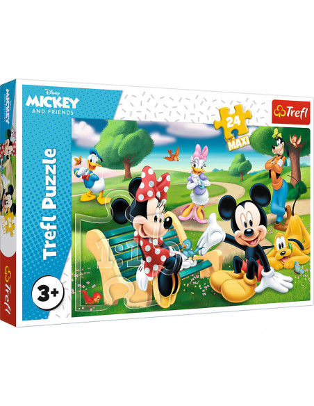 Puzzle Trefl 24 Maxi Mickey Mouse Intre Prieteni,14344