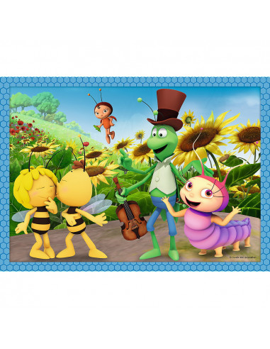 Puzzle Trefl 4in1 Aventurile Albinutei Maya,34356