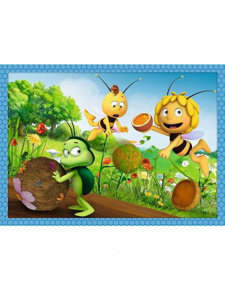 Puzzle Trefl 4in1 Aventurile Albinutei Maya,34356