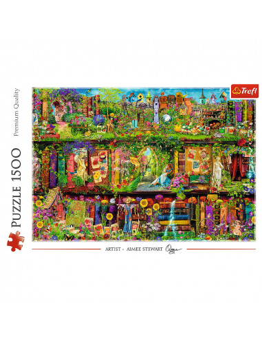 Puzzle Trefl 1500 Fairy Bookcase Aimee Stewart,26165