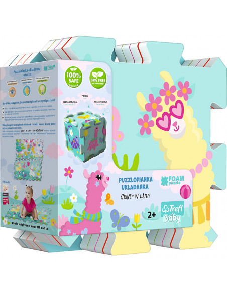 Puzzle De Podea Din Spuma Puzzle Llamas,61263