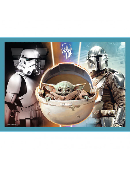 Puzzle 4in1 Mandalorian Si Lumea Lui,34377
