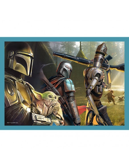 Puzzle 4in1 Mandalorian Si Lumea Lui,34377