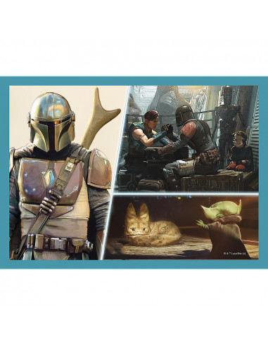 Puzzle 4in1 Mandalorian Si Lumea Lui,34377