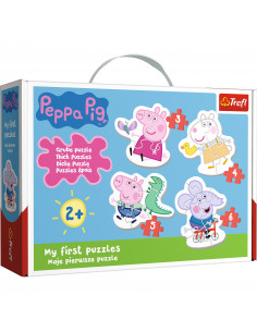 Puzzle Baby Clasic Simpatica Peppa Pig 18 Piese,36086