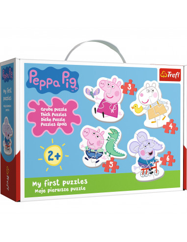 Puzzle Baby Clasic Simpatica Peppa Pig 18 Piese,36086