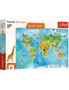 Puzzle Educational Harta Lumii 104 Piese,15575