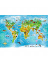 Puzzle Educational Harta Lumii 104 Piese,15575