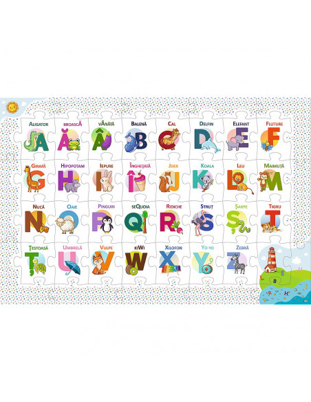 Puzzle 44 Educational Alfabetul,15576