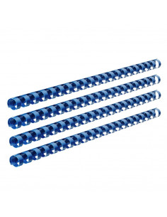 Inele Plastic Indosariere 8 mm Ecada Albastru - 100 buc / cutie